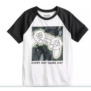 Boys 4T SS Jumping Beans® "Every Day Game Day" Raglan Tee NWT